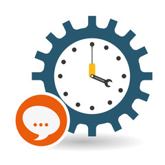 technical service and call center icon design, vector illustration