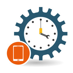 technical service and call center icon design, vector illustration