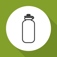 bottle icon design, vector illustration