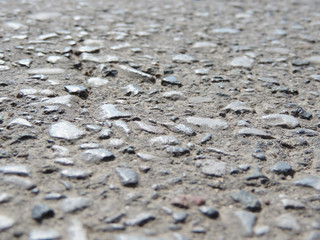 Asphalt, macro shot of an old street