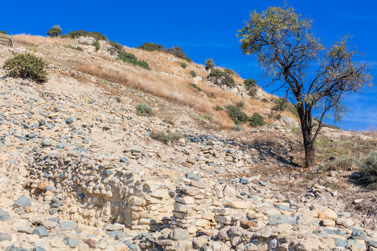 Khirokitia archaeological site Cyprus