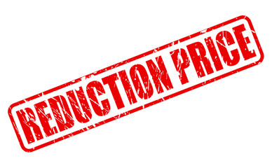 REDUCTION PRICE RED STAMP TEXT