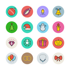 Holidays icons