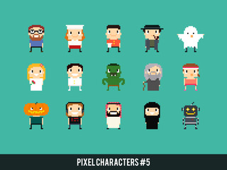 Pixel Characters - 107043782