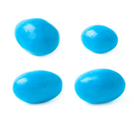 Chocolate peanut candy isolated