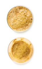 Fresh pressed juice isolated