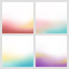 Abstract bottom color gradient blur background illustration vector