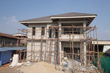 Construction Site of new house