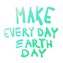 Poster for Earth Day.