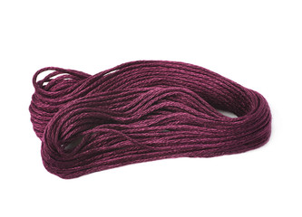 Embroidery thread yarn isolated