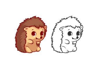 Cute little hedgehog.