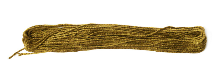 Embroidery thread yarn isolated