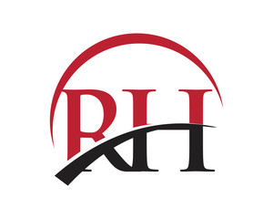 RH red letter logo swoosh