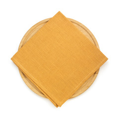 napkin cloth on white background