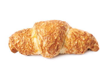 Cheese croissant isolated