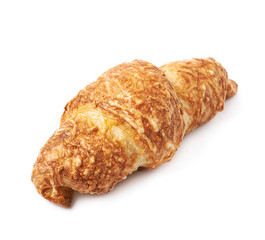 Cheese croissant isolated