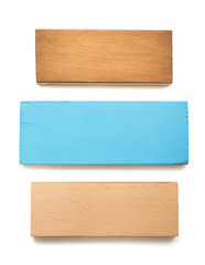 hanging signboard isolated on white