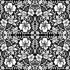 Abstract seamless floral pattern