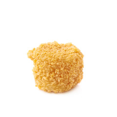 Breaded crab ball isolated