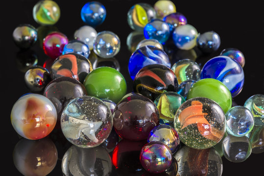 Various Glass Marbles