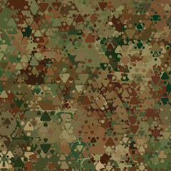 Fototapeta premium Abstract Military Camouflage Background