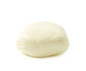 Fototapeta na wymiar Mozzarella cheese ball isolated