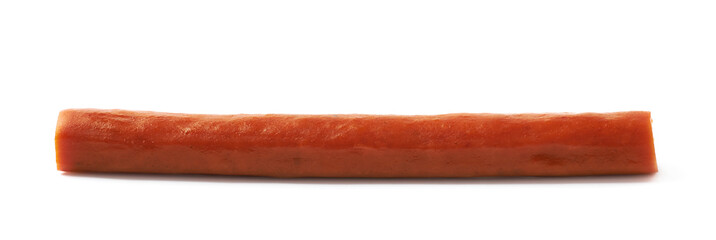 Meat sausage stick snack isolated