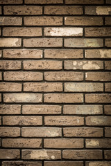 Bricks wall pattern in interior or exterior