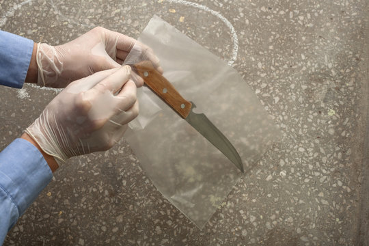 crime investigation. evidence at the crime scene. - Powered by Adobe