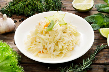 Restaurant healthy food - vegetable salad