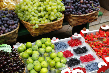 Fresh fruit in a local market