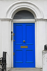 Blue Arch Door