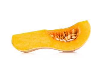 Butternut squash isolated on white background