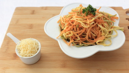 pâtes et gruyère