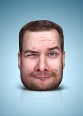 Obraz premium Funny cartoon portrait