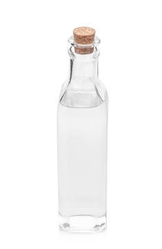 full bottle of whater on a white background