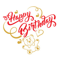 Birthday card, Vector