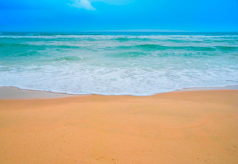 Fototapeta na wymiar Beautiful tropical landscape beach sea and sand for vacation