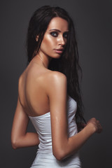 Fototapeta premium Wet beauty portrait