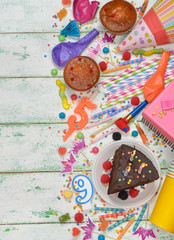 Colorful accessories for children's parties