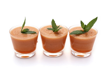 Verrines - mousse de melon