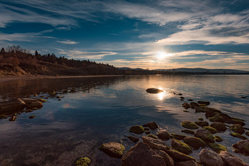 Thirty minutes before the sunset in Chernomorets, near Burgas, Bulgaria.