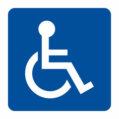 Disabled sign - obrazy, fototapety, plakaty