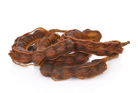 Tamarind isolated on white background
