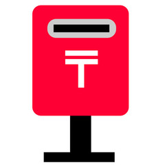 郵便ポストのイラスト
