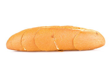garlic bread against white background