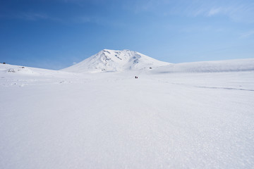 大雪山・旭岳・雪原
