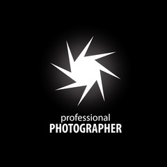 vector logo for photographer