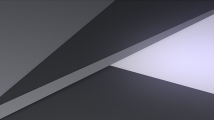 3D Illustration, abstract composition