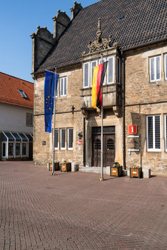 Eingang Rathaus Stadthagen, Niedersachsen